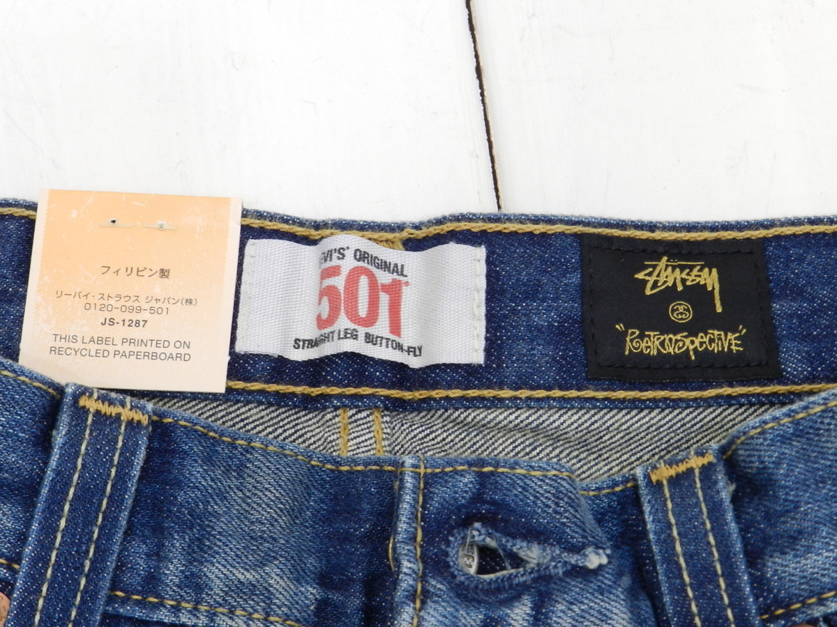 B132U618] 【未使用品】 Stussy × Levi
