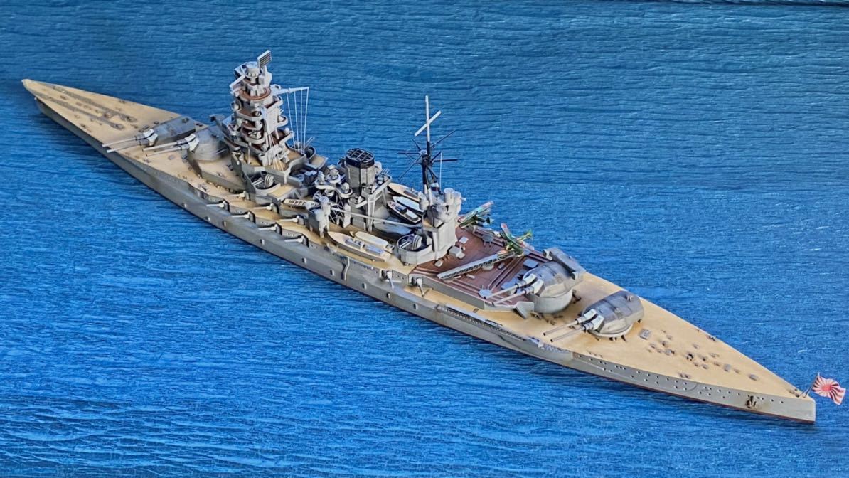 1/700 戦艦「陸奥」 塗装済み完成品(日本)｜売買されたオークション 