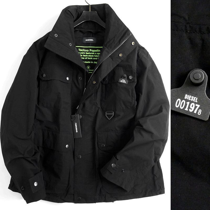 新品タグ付✨DIESEL J-AHKEE JACKET フィールド ジャケット □DIESEL ディーゼル 新品 定価5.2万 J-AHKEE JACKET 高耐久