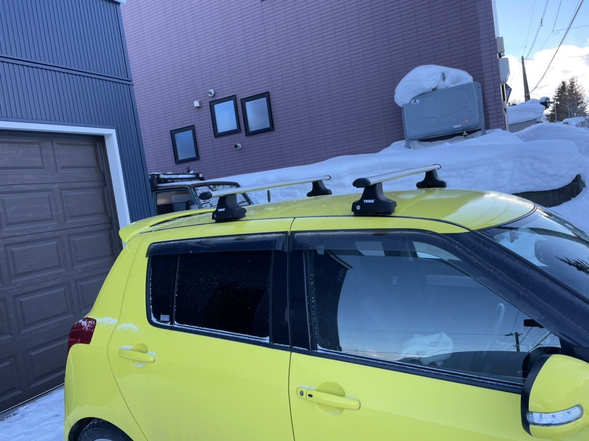 キャンパー必見！THULE スーリー ルーフキャリア ZC31S スイフト用