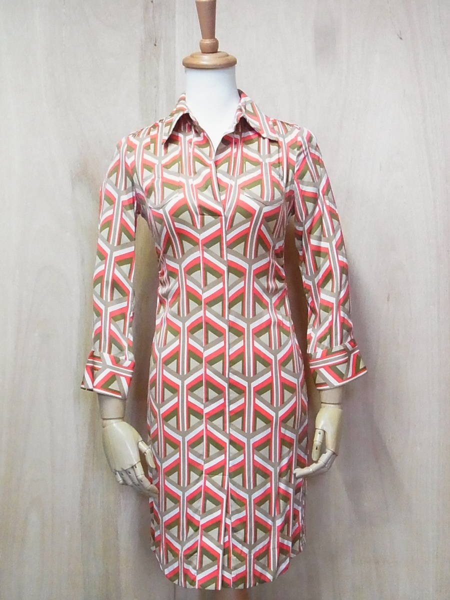 未使用】ダイアンフォンファステンバーグ ストレッチワンピース  