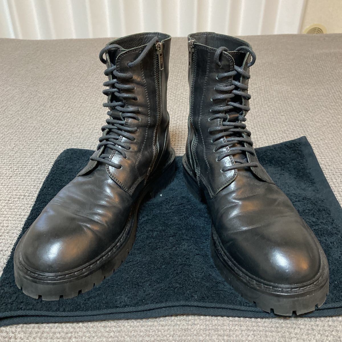 アン・ドゥムルメステール ANN DEMEULEMEESTER コンバットブーツ 41 