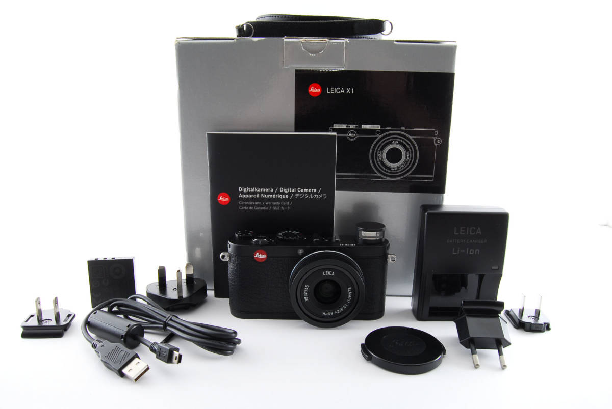 全国無料，全国無料，HOT LEICA ライカ X1 ブラック ELMARIT 24mm F2.8 元箱付き F16(ライカ)｜売買されたオークション情報、yahooの商品情報をアーカイブ公開 - オークファン ライカ