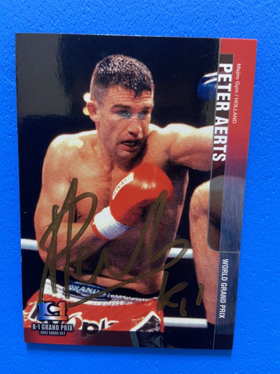 K-1ファイター ピーター・アーツ PETER AERTS 直筆サインカード(相撲 