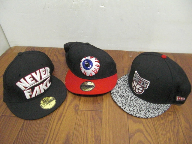 送料無料D36655 NEW ERA 帽子 キャップ 3個セット 59 FIFTY