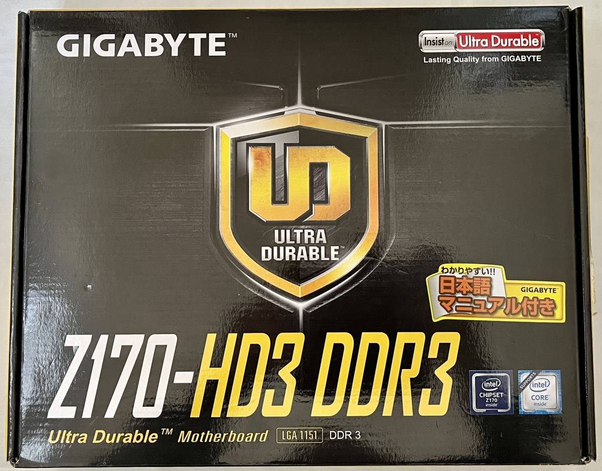 GIGABYTE GA-Z170-HD3 + i7-6700K + メモリセット Gigabyte GA-Z170