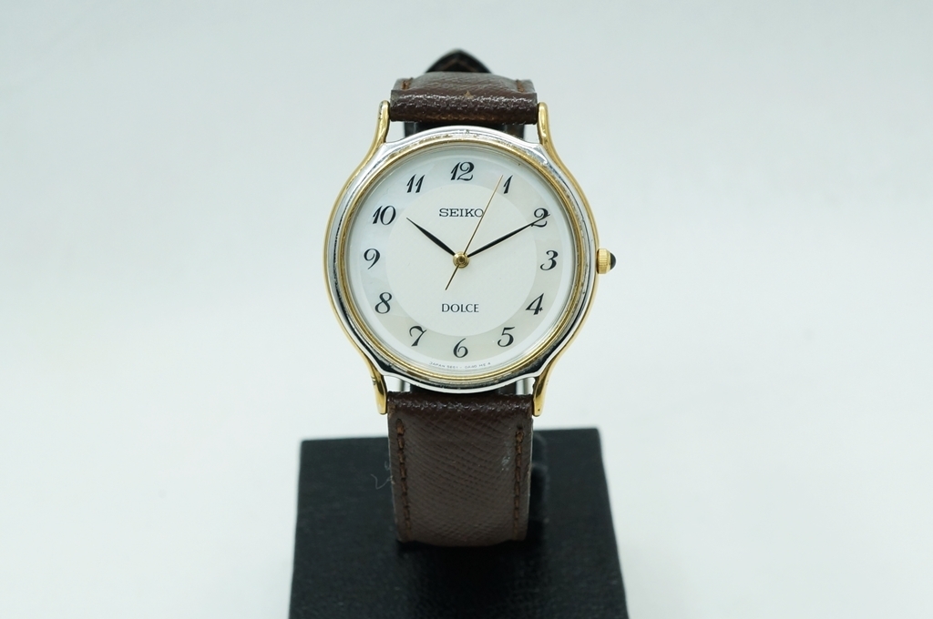 1スタ【中古品】SEIKO セイコー Dolce ドルチェ クォーツ 腕時計 5E61