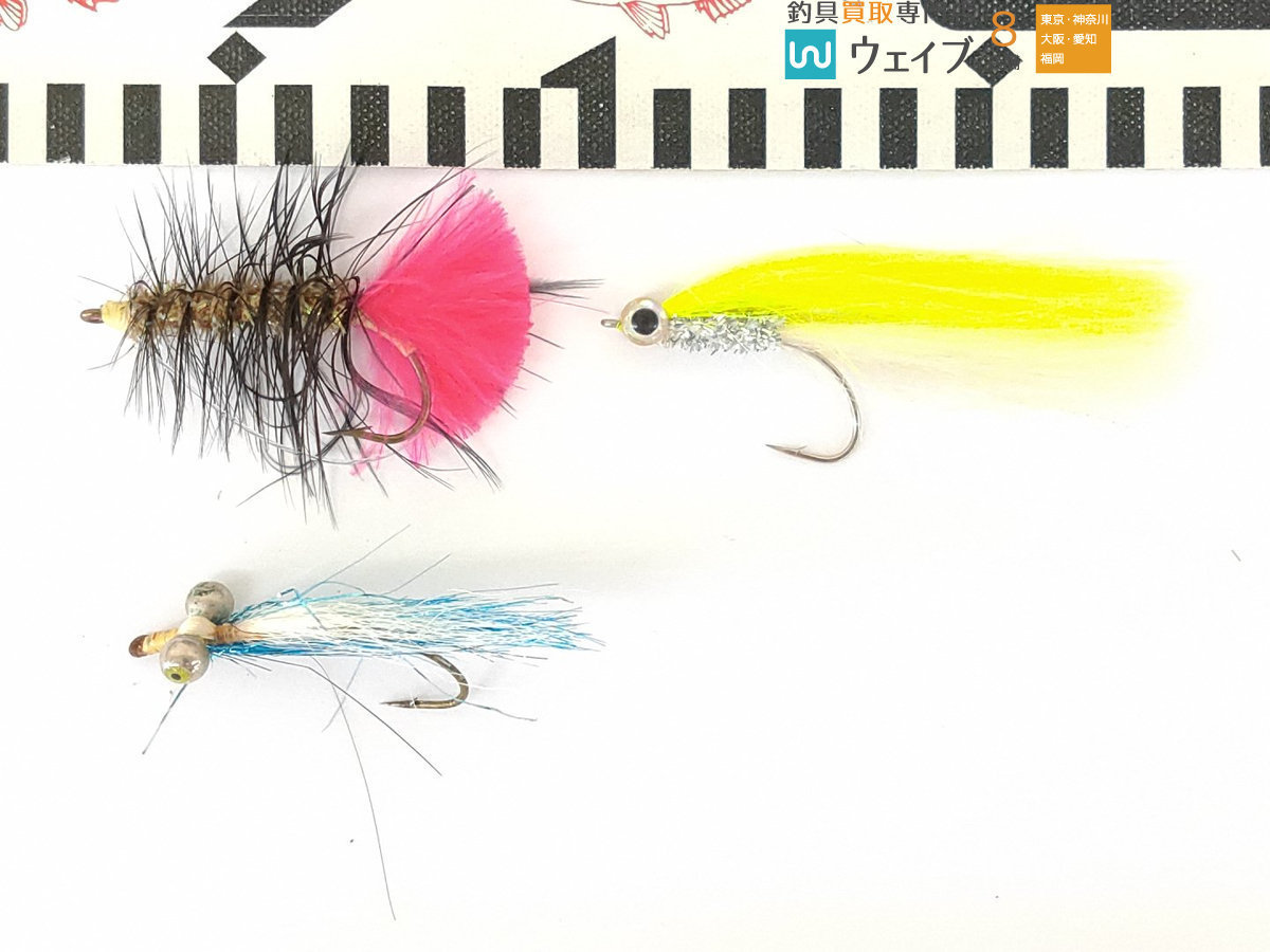 自作 毛鉤 毛ばり 計180点以上 大量セット トラウト(完成品フライ