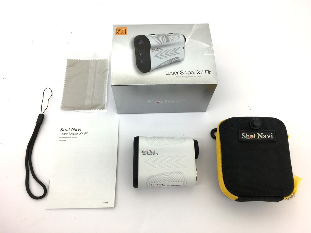 ゴルフ Shot Navi マスターバニーCrest GPSナビ ホワイト