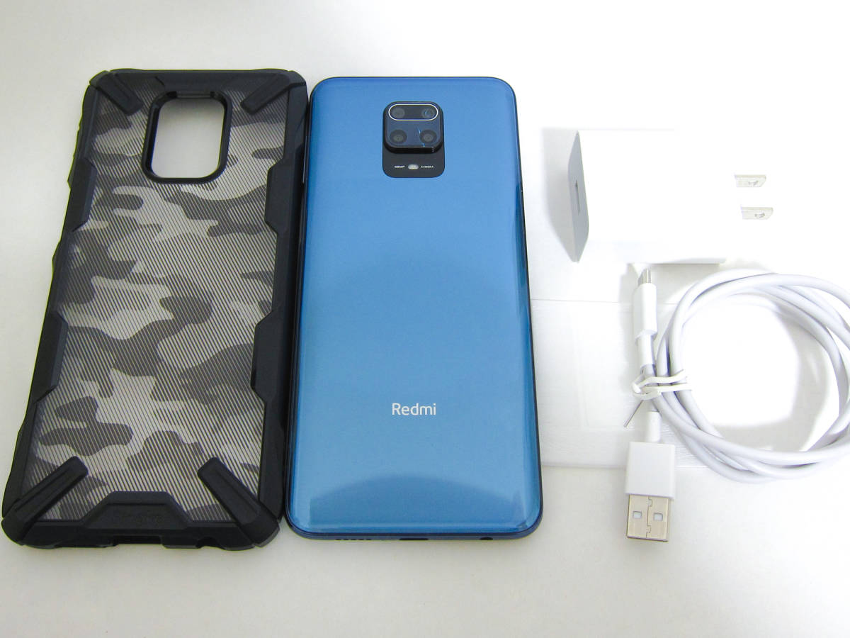 美品オマケ付！Xiaomi Redmi Note 9S 6G 128GB SIMフリー インターステラーグレイ Redmi Note 9S note9s 中古、美品 白