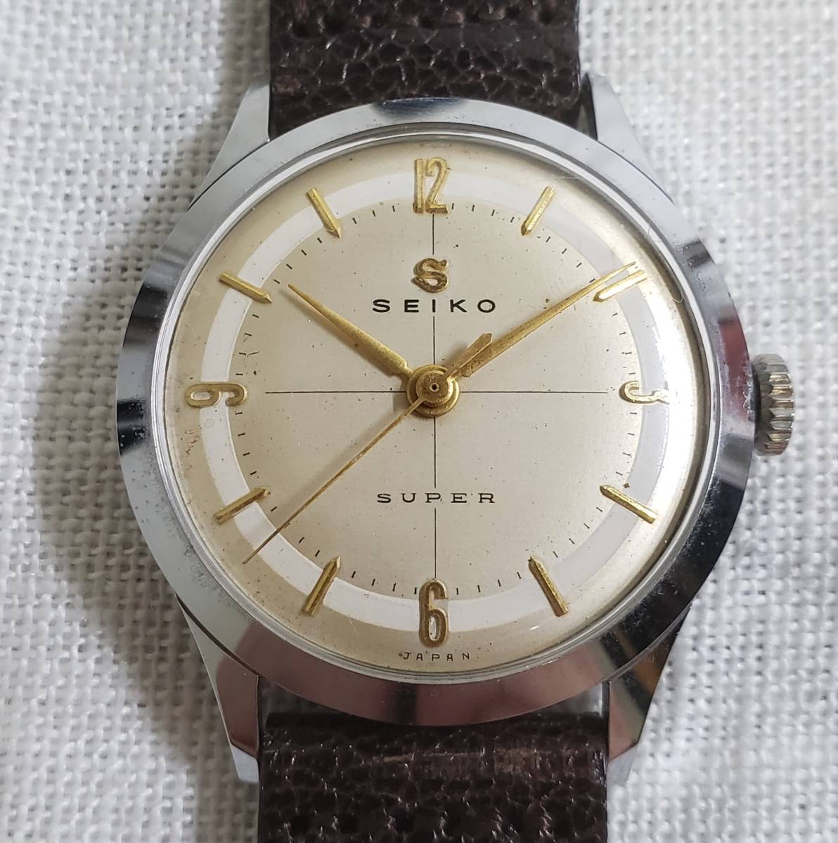 デッドストック品 精工舎 セイコー スーパー SEIKO SUPER 変わり文字盤
