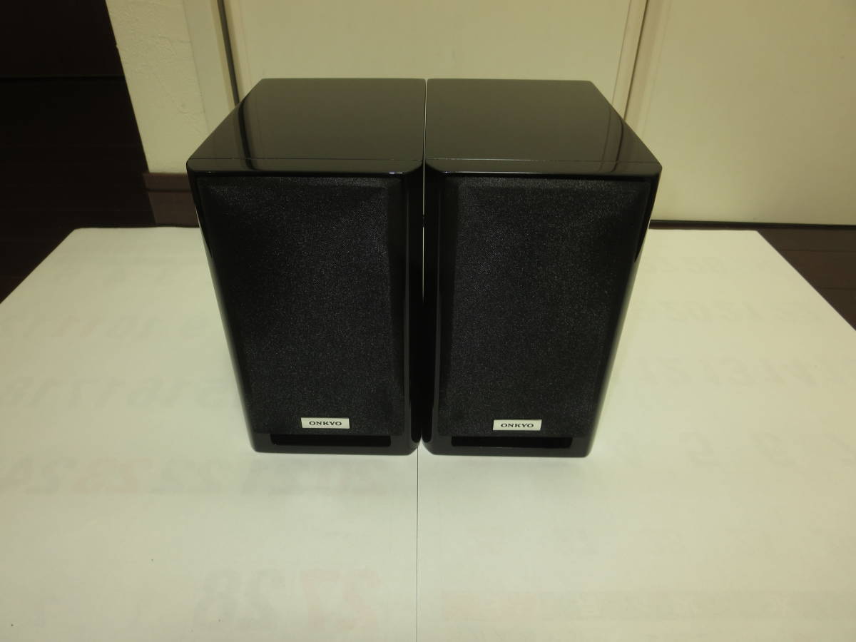 美品最落無 ONKYO スピーカーシステム D-S1（B） ピアノブラック 鏡面 