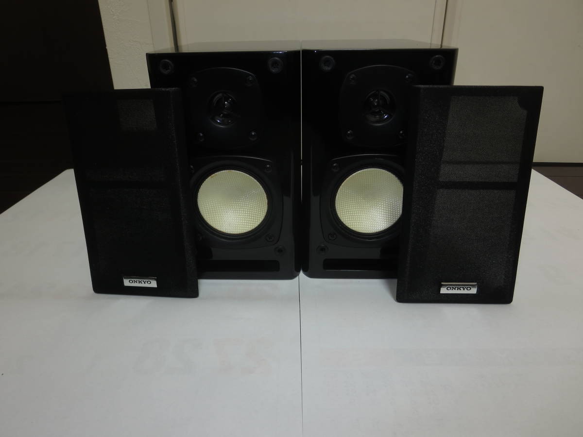 美品最落無 ONKYO スピーカーシステム D-S1（B） ピアノブラック 鏡面 