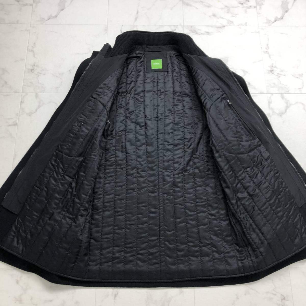 大人の品格漂う☆ヒューゴボス【HUGO BOSS】スタンドカラーコート
