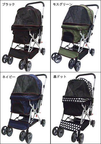 ピッコロカーネ Piccolo Cane ペット用カート 対面式 折りたたみ モス