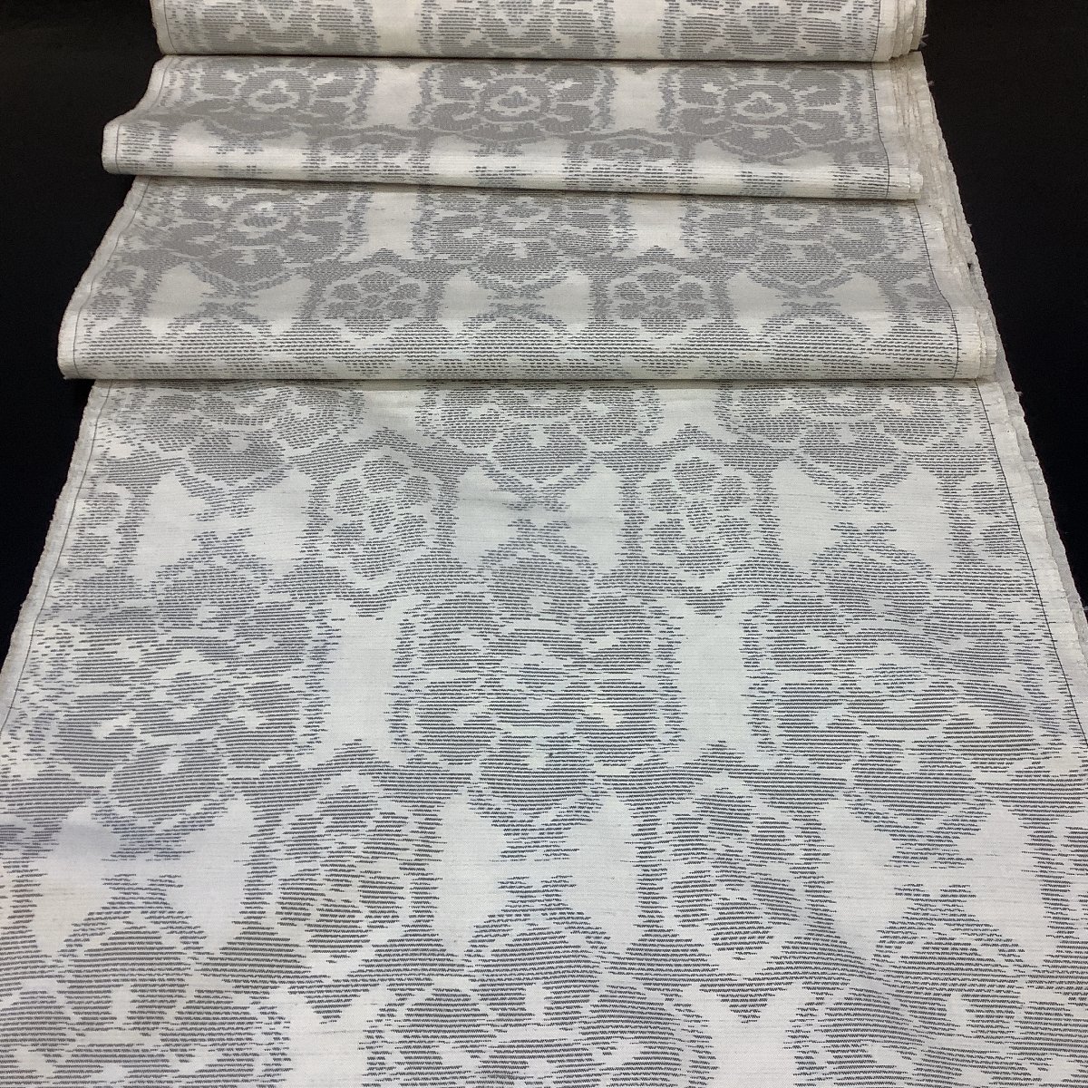 【限定SALE，HOT】 きものcocon 反物 本場大島紬/着尺12m以上/幅38cm/正絹/白 グレー系/ 長期保管品 2-21-3T-1097-q(その他)｜売買されたオークション情報、yahooの商品情報をアーカイブ公開 - オークファン その他