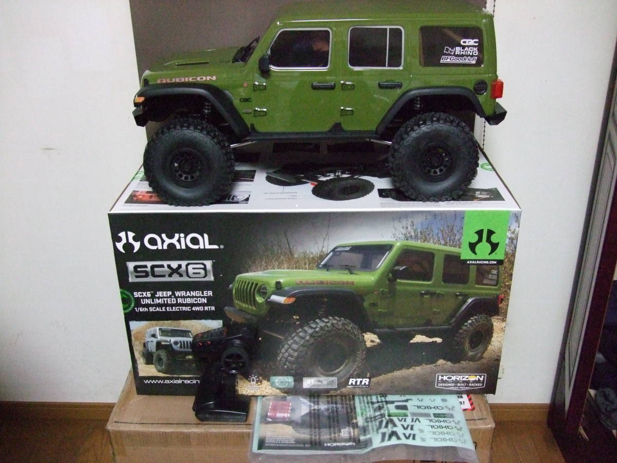 送料無料・おまけ付 Axial アキシャル 1/6スケール SCX6 Jeep JLU