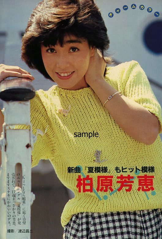 柏原芳恵 切り抜き22P 水着ビキニ セクシー(アイドル、芸能人)｜売買