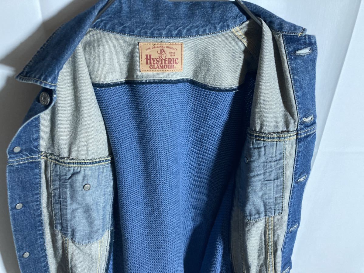 ヒステリックグラマー HYSTERIC GLAMOUR Gジャン×ニットカーディガン  
