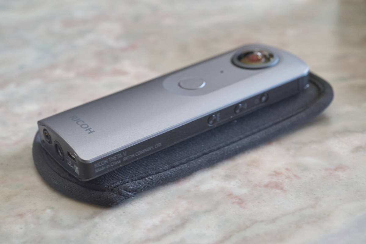RICOH THETA V 4K対応 360°写真・動画 交換品！エクステンションアダプター TE-1付_5