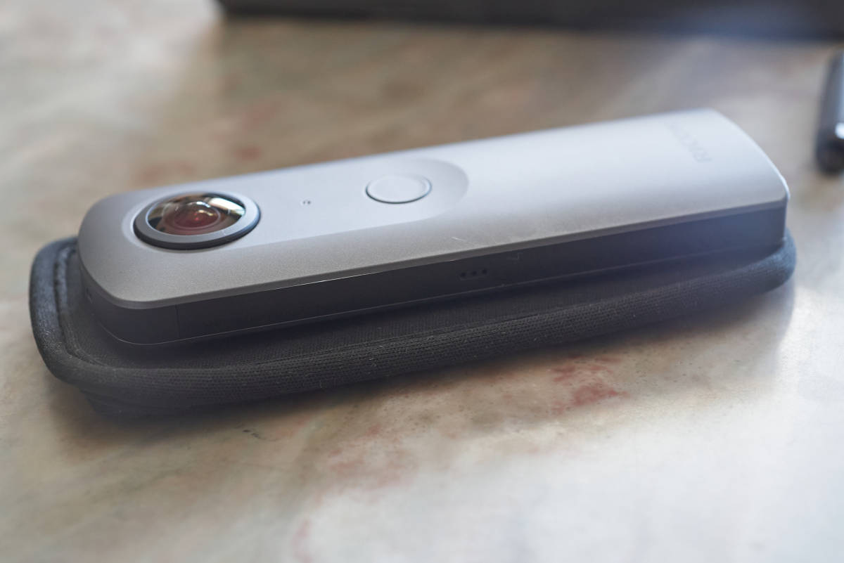 RICOH THETA V 4K対応 360°写真・動画 交換品！エクステンションアダプター TE-1付_6