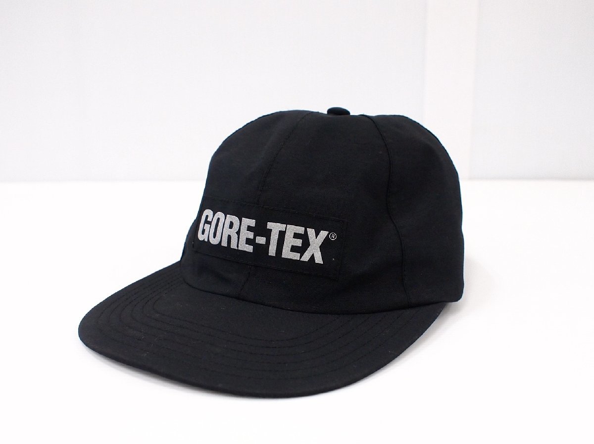 Supreme×GORE-TEX ゴアテックス キャップ 6-PANEL CAP ブラック 【公式