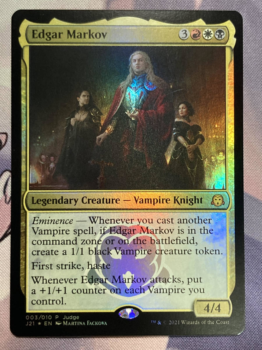 MTG 《エドガー・マルコフ/Edgar Markov》【foil】 ジャッジ褒賞 英語
