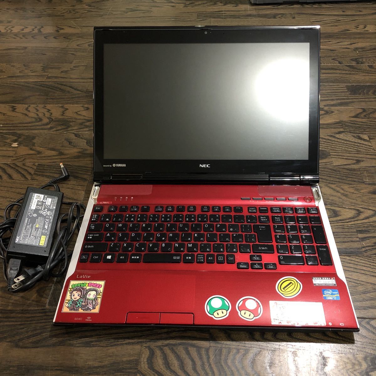 LaVie L NEC 価格 LL750⁄LS6R ノートパソコン [クリスタルレッド] PC 
