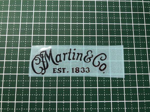 C.F.Martin メタルロゴ ステッカー 補修・リペア用 Chrome #DECAL-MARTIN-MCHROME