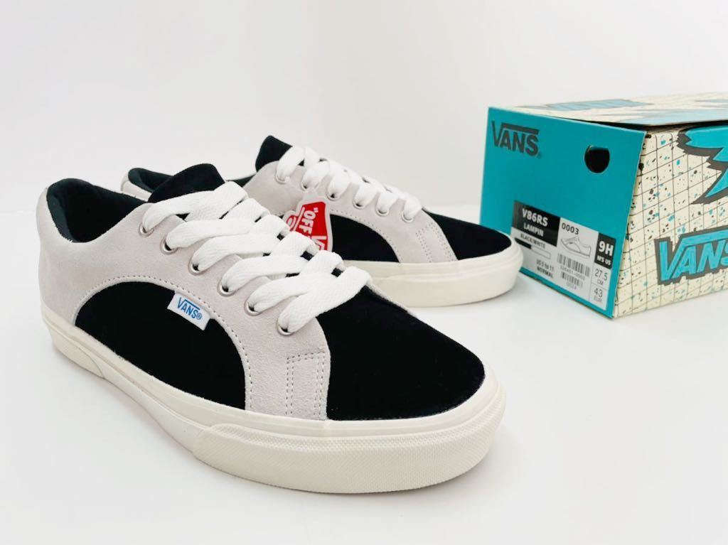 VANS/バンズ LAMPIN/ランピン スニーカー ブラック×モス V86RS/27.5の 