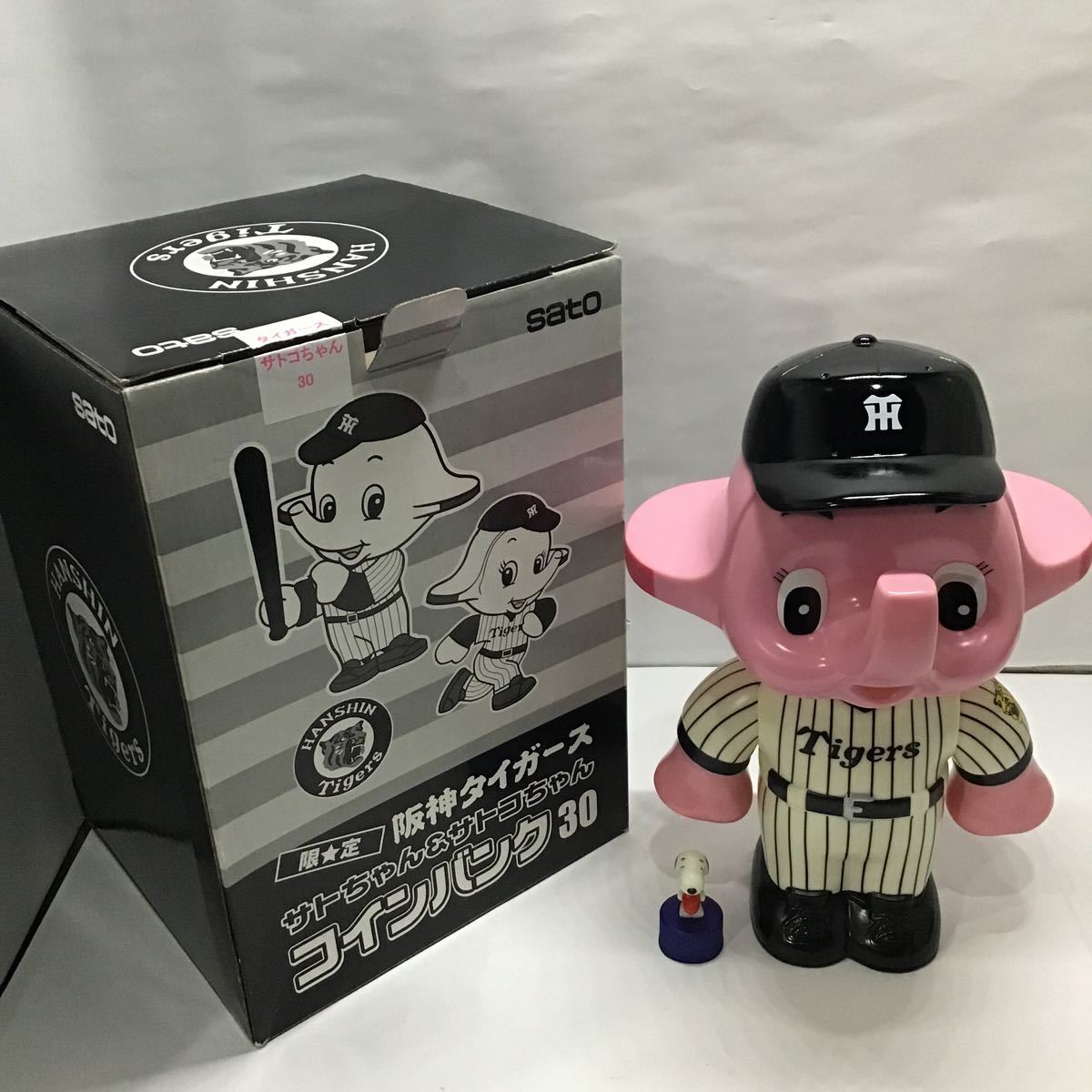 【新作入荷，安い】 1円スタート サトコちゃん 阪神タイガース レア 限定品 コインバンク30周年 貯金箱 箱付き(キャラクター)｜売買されたオークション情報、yahooの商品情報をアーカイブ公開 - オークファン キャラクター