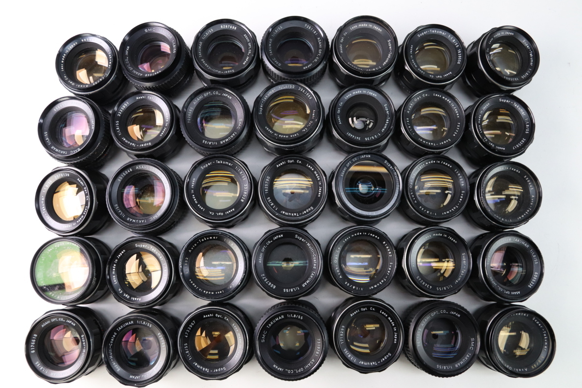  35点 PENTAX ペンタックス 単焦点 レンズ まとめ売り 一眼レフ Super-Takumar F1.8 55mm/SMC TAKUMAR F1.8 55mm 等 11412-Y(ペンタックス)｜売買されたオークション情報、yahooの商品情報をアーカイブ公開 - オー ペンタックス