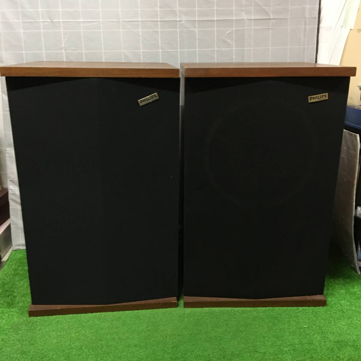 PHILIPS フィリップス スピーカー AD 12 12100/M8 LRセット 27-110 