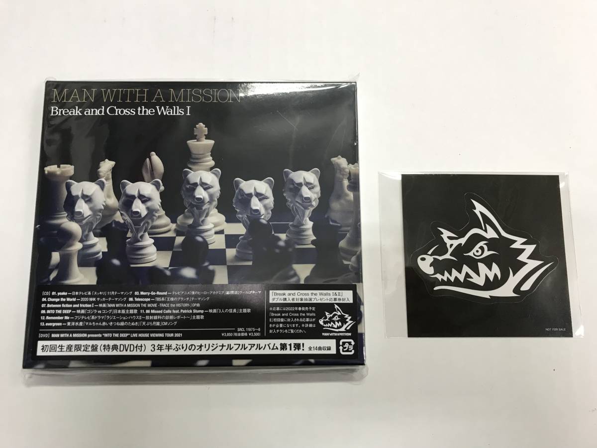 タイムセール Man With A Mission Cd Break And Cross The Walls 初回生産限定盤 Dvd付 Sanjsamachar Net