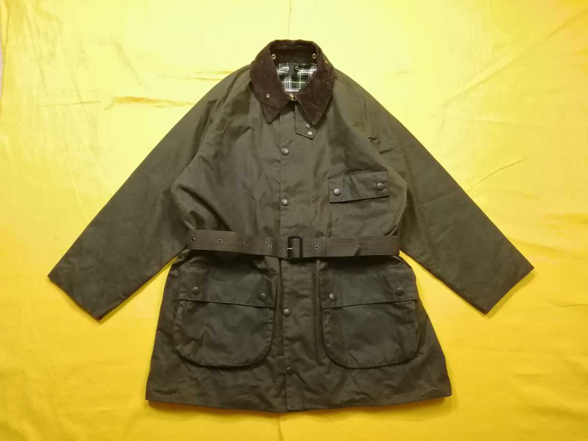 “Dead stock”1993 BARBOUR SOLWAY　ZIPPER c44 ◎オリーブ　ビンテージ　90s バブアー　ソルウェイジッパー 3クラウン　