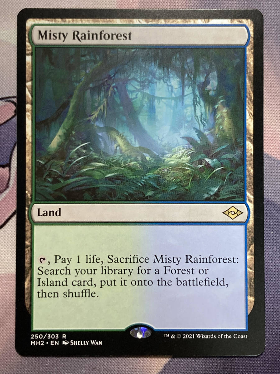 MTG 《霧深い雨林/Misty Rainforest》 MH2 英語 MTG 土地R EXP ZEN 旧