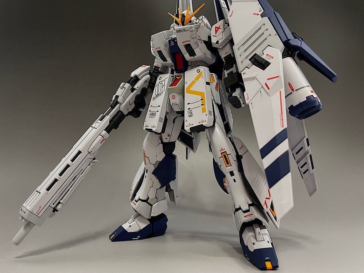 RG 1/144 νガンダム HWS 塗装済み 完成品 ガンプラ ガンダム ヘビー 
