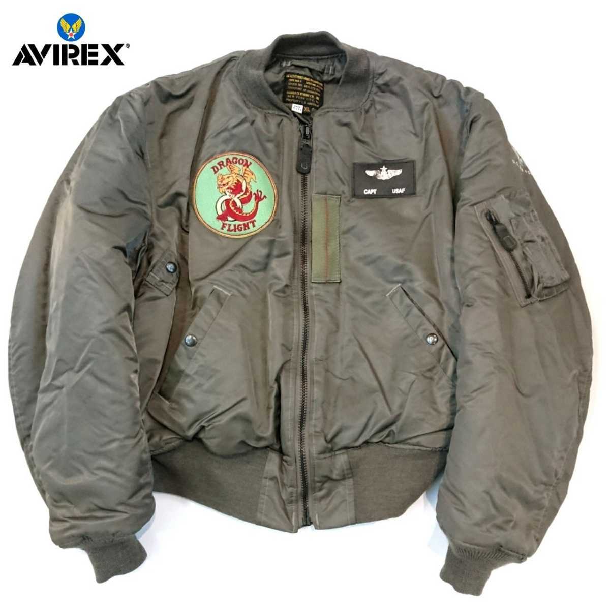 超稀少!! 90S AVIREX アヴィレックス 国内正規品 USA製 50S黒タグ後期 