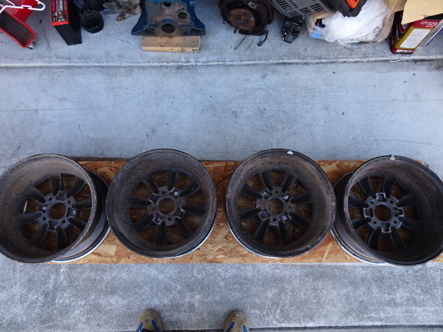 RSワタナベ 8スポーク 15インチ 7J 4H +15 PCD114.3 中古 希少 旧車 86 