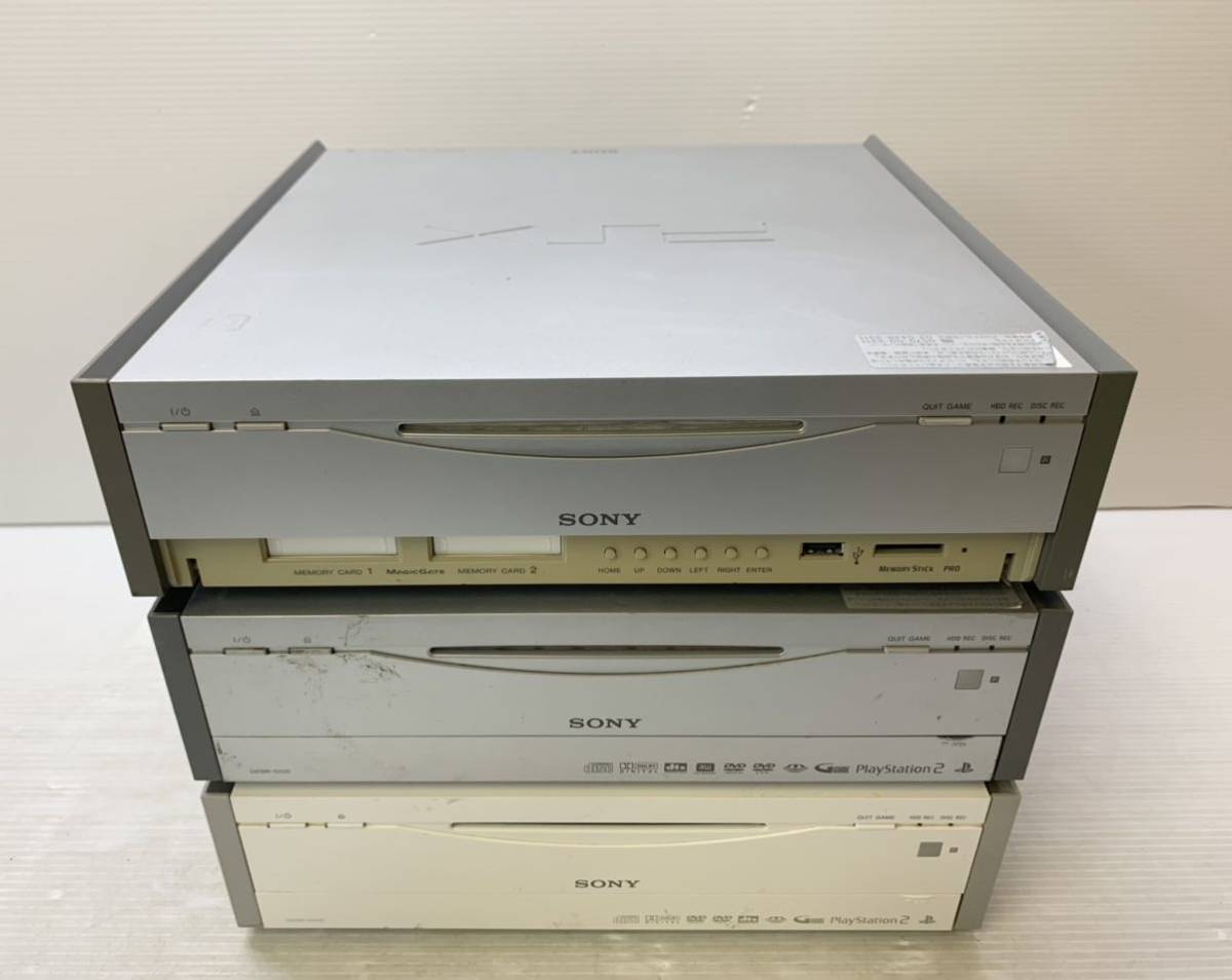 ソニー/SONY PSX 3台まとめ売り DESR-5100/S・DESR-5000 ホワイト 