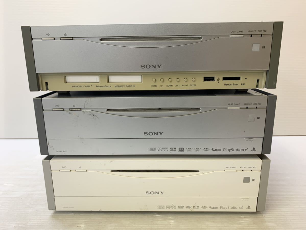 ジャンク品【PSX 本体 DESR-5000 通電OK リモコン付き】SONY 