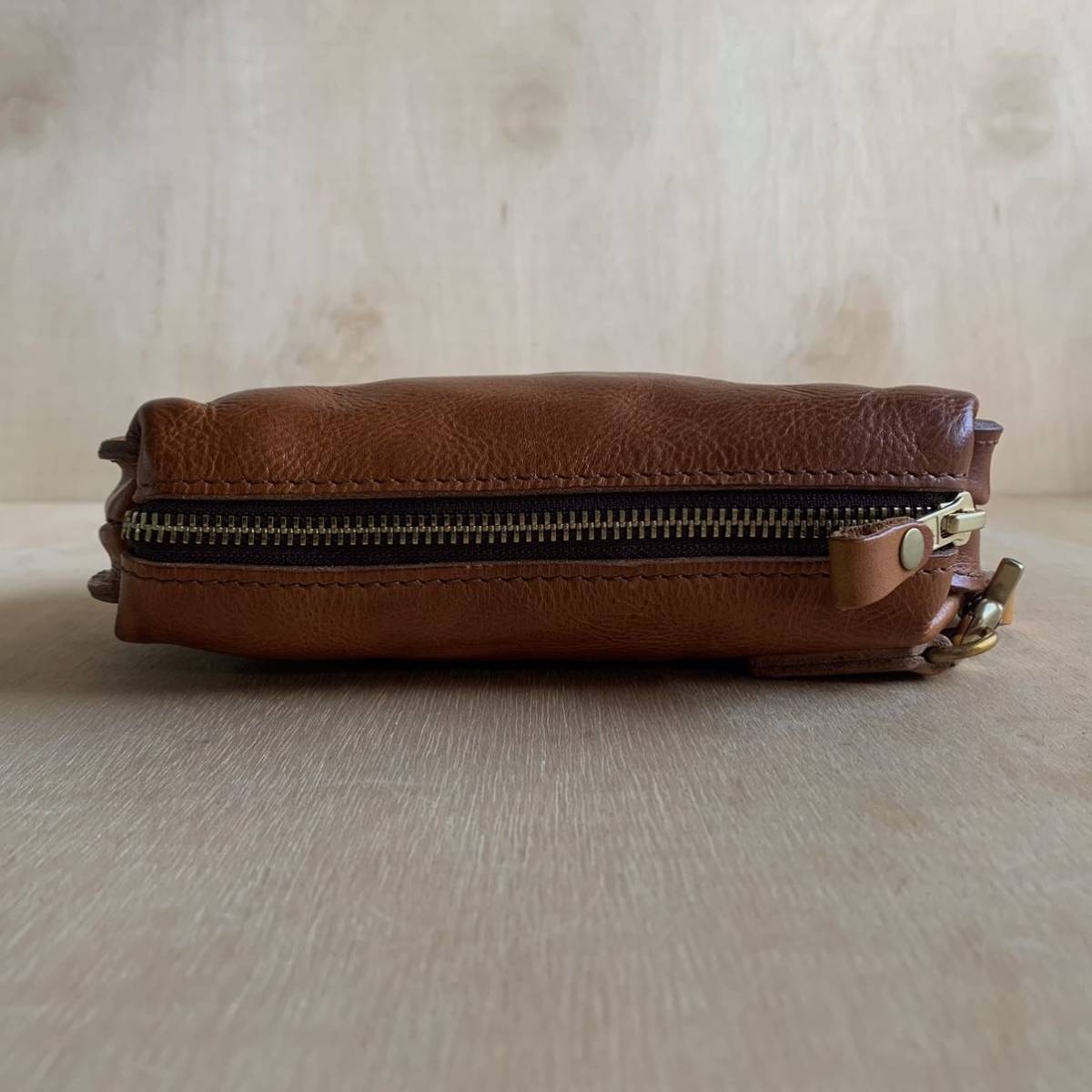 RRL イタリアンレザー クラッチバッグ ダブルウイング セカンドバッグ