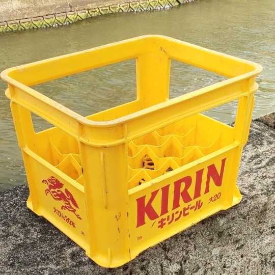 ☆KIRIN キリンビール 瓶ビールケース 大びん コンテナ 昭和 レトロ