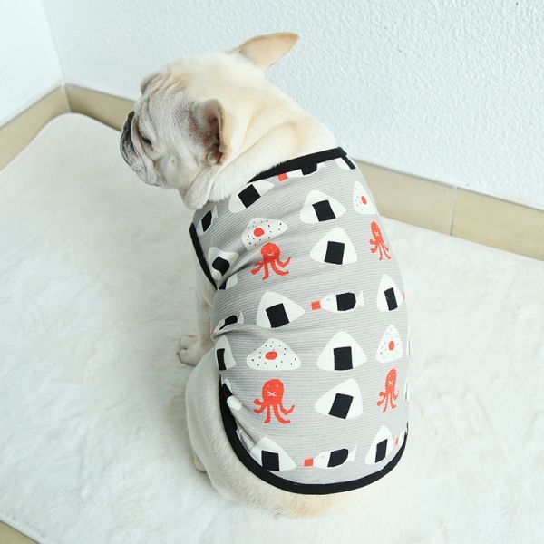 訳あり 犬服 中型犬用 ドッグウェア おにぎり柄 タンクトップ タコウインナー ペット フレブル フレンチブルドッグ グレーxxlサイズ トップス 売買されたオークション情報 Yahooの商品情報をアーカイブ公開 オークファン Aucfan Com