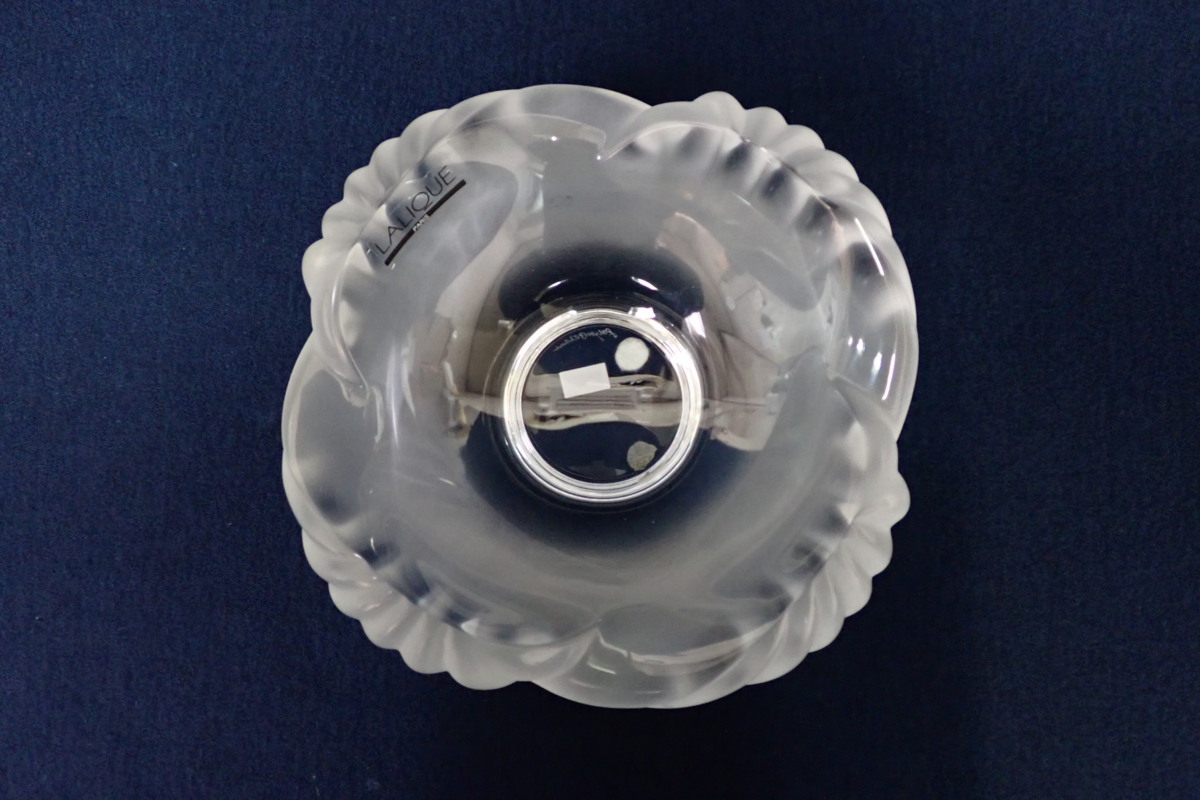Lalique<ラリック>小鉢 ☆030172 LALIQUE/ラリック 小鉢 鉢 灰皿 ☆(工芸ガラス)｜売買された