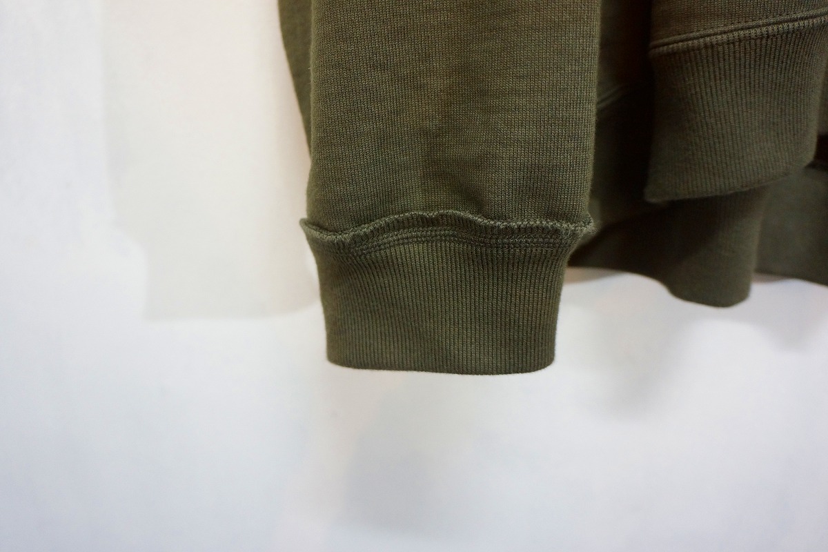 極美品 定番 20AW MARKAWARE マーカウェア HUGE SWEAT SHIRTS OLIVE  