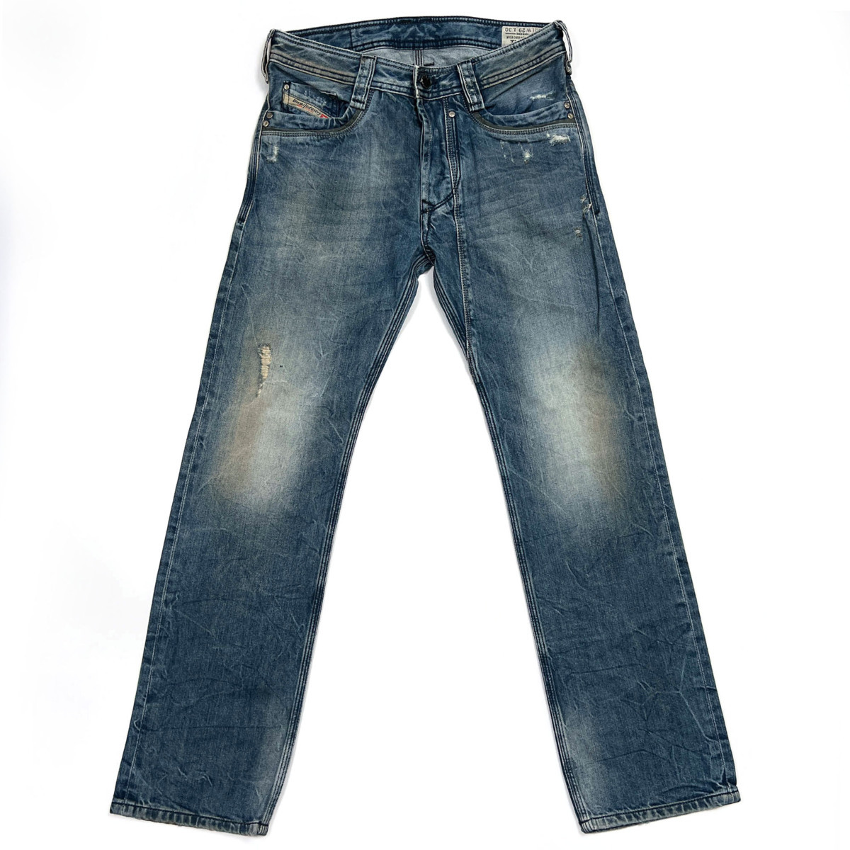 激渋!!◇DIESEL ディーゼル 色落ちダメージ加工 デニム パンツ 