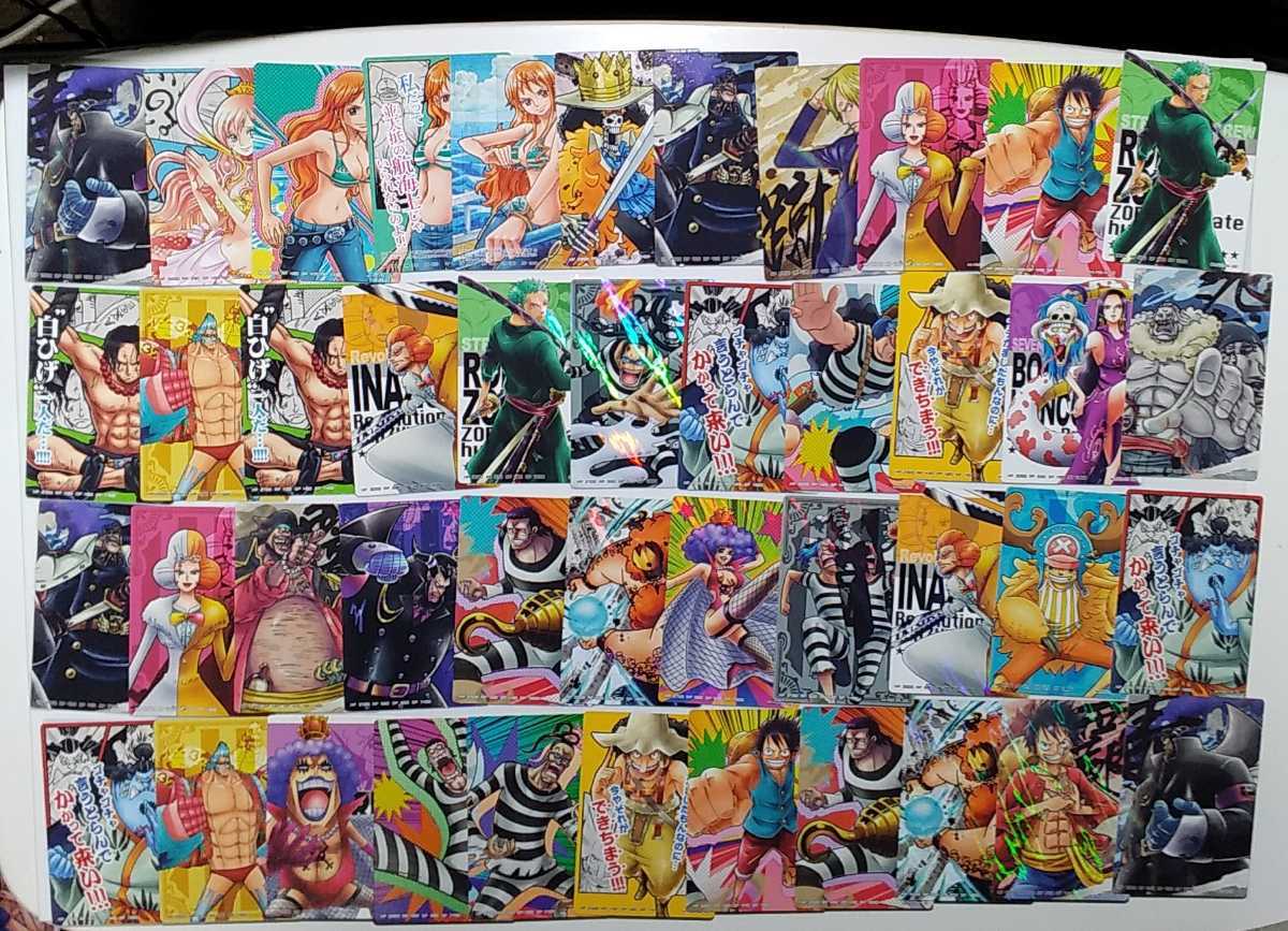ワンピースカード シリーズ （約500枚）SR キラレア入り 食玩