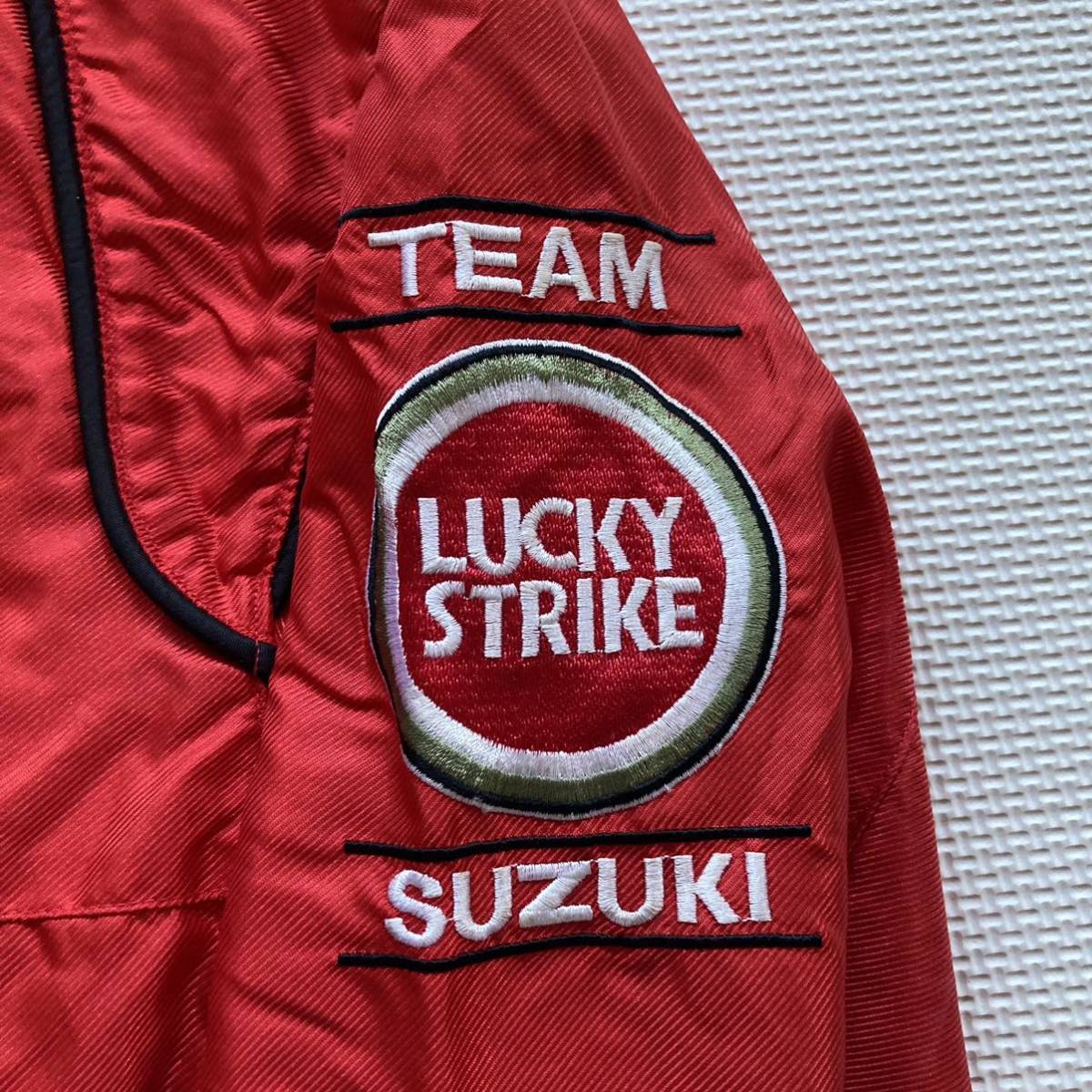 当時物 TEAM SUZUKI チームスズキ LUCKY STRIKE ラッキーストライク