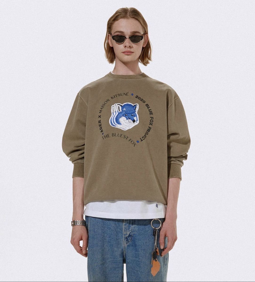 A2 ADER ERROR×MAISON KITSUNE Triple fox head sweatshirt メゾン  